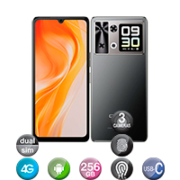 Cubot P90 6,88''+1,72'' 4G 12+12gb 256gb Triple Cam 64mp