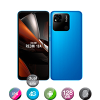Xiaomi Redmi 10a 6,53" 4g 4gb 128gb 13mp+5mp
